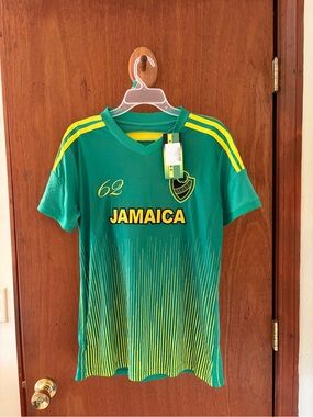 Jamaica Green & Yellow Men’s Soccer Jersey